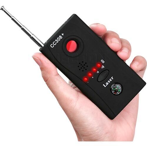 CC308+ Multi Wireless Camera Lens Signal Detector Radio Wave Signal Detect Camera Full-range WiFi RF GSM Device Finder