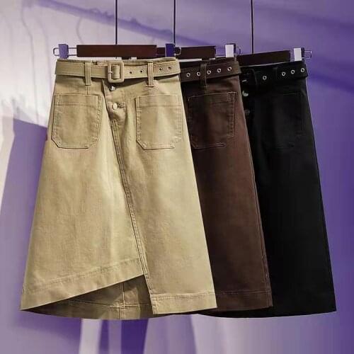 Ehuanhood Denim Skirts For Women