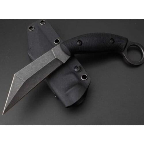 Geometry Tanto Karambit Claw Knife DC53 Blade G10 Handle Tactical Pocket Fixed Blade Knife Hunting Fishing EDC Survival Tool