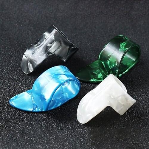 Thumb Finger Guitar Pick Plectrums Celluloid 1.2mm Guitar Pick Acoustic Electric Guitars Bass Instruments Accessories Parts