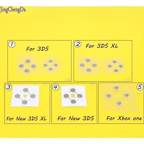 JCD For XBOX ONE Controller D Pads Metal Dome Snap Dome PCB board Conductive fIlm For new 3ds xl