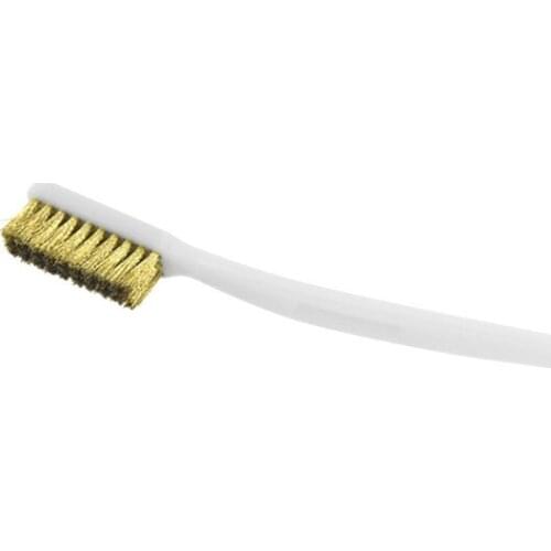 Copper Brush 3D Printer Nozzle Cleaning Brush E3d Rust Removal Wire Cleaning Brush Mk8 Print Head