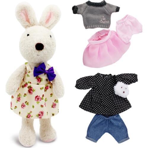 2018 new Kawaii bunny rabbit plush doll & stuffed toys hobbies for children girls stuffed kids toys birthday present