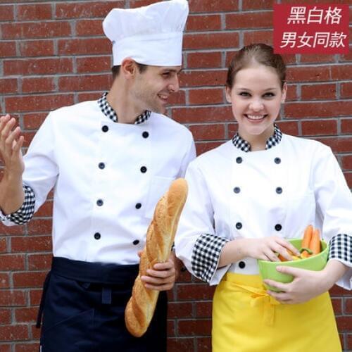 NEW Le Chef Clothing Long Sleeve Ladies White Chef Jackets Mens High Quality Chef Uniforms Sydney Bragard Chefcoat Free Shipping