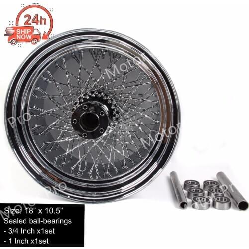 1 PCS FOR Harley Davidson FLSTC FAT BOY Stainless Steel Motorcycle Rear Wheel Rim Chrome Custom conversion