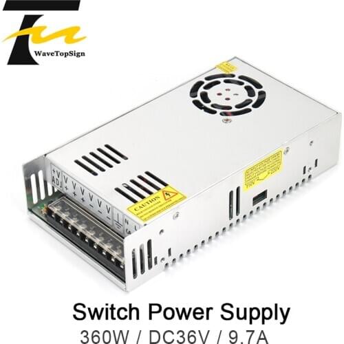 WaveTopSign Switch Power Supply 36V 9.7A Input AC220V 50-60HZ 3-way output Use For Industrial Automation