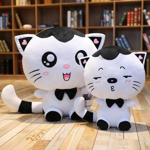 Cat Plush Toy Cute Big Face Cat Soft Doll Doll Doll Girl Sleeping Bed Pillow Large Meng Doll Birthday Gift Girl Confession Gift