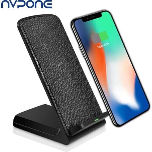 Portable Wireless Charger For Samsung Galaxy S8 S7 Edge Note 8 Note5 Qi Wireless Charging Pad For iPhone X 8 Plus Phone Stand