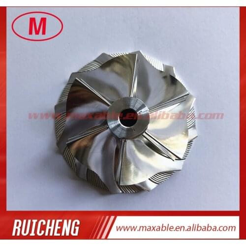 TD04 11G-FB 49177-43300 37.90/49.00mm 6+6 blades turbocharger billet/milling/aluminum 2618 compressor wheel for 49177-02500