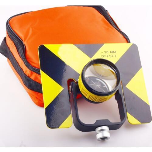 Yellow Single Prism w/Bag for Top-con total stations Surveying Constant -30/0mm