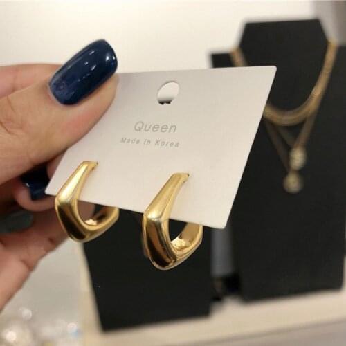 925 Sterling Silver Geometric Earrings for Women Exquisite French Earrings Elegant Jewlery S-E1374