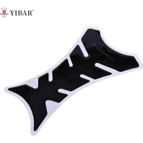 1 PC Carbon Fiber Tank Pad Tankpad Protector Sticker Motorcycle Universal Fishbone