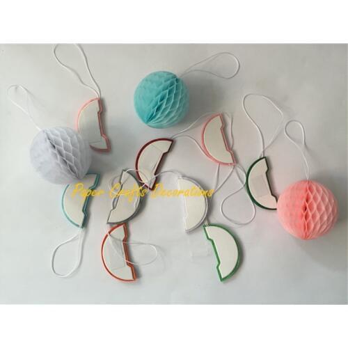 10pcs/lot 2inch=5cm Mini Round Tissue Paper Honeycomb Balls Flowers Hanging Birthday Wedding Baby Shower Party Decorations