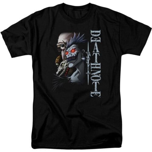 100% Cotton Print Mens Summer Death Note Shinigami Licensed Adult T Shirt Tee Shirt