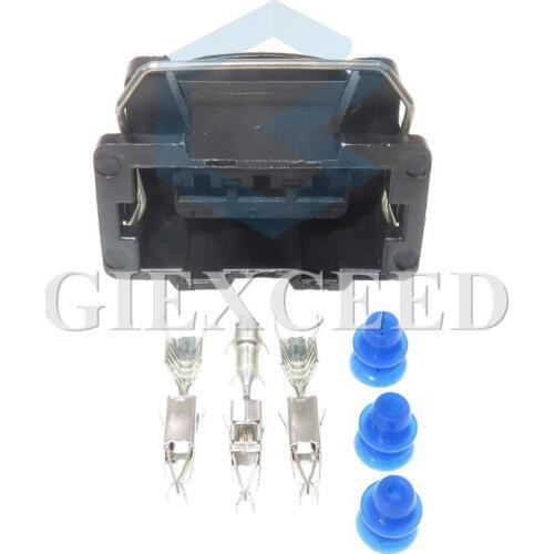 2 Sets 3 Pin Electrical Waterproof Automotive Connector Socket Female Part For 357972763 357 972 763