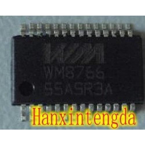 2pcs/lot WM8766 WM8766G SSOP28 [SMD]