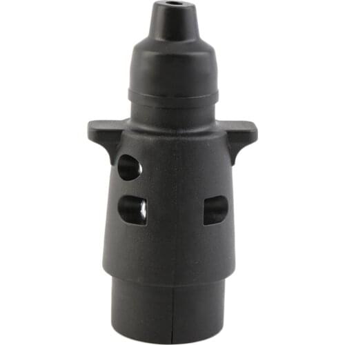 12V 7 Way Round Standard European Car Plug Connector Plastic Car Trailer 7 Pin Socket Plugs For Trailers Car Accessories