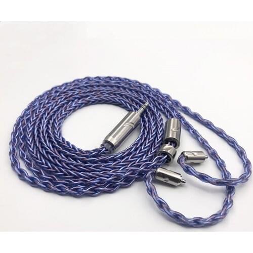 7n single crystal copper silver plated wire MMCX 0.78mm 8share 240core