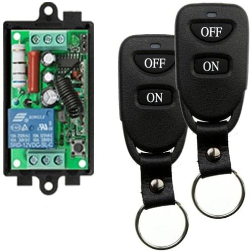 Wireless Remote Control Light Switch 10A Relay Output Radio 220V 1 Channel Receiver Module + 50-500M Transmitter