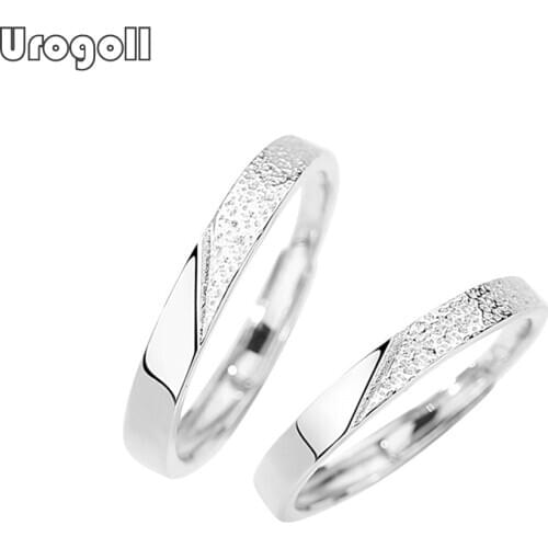 Fine Jewelry Ring 925 Sterling Silver Rings Gift For Men Women Romantic Wedding Noble Couple Ring Silver 925 Jewelry Gifts