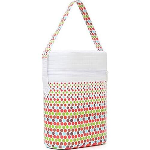 Cute Cartoon Baby Bottle Bag Portable Baby Bottle Insulation Bags Mummy Handbag Milk Thermal Food Warm Bag