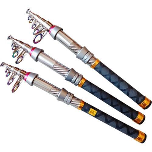 Hot Mini 99% Carbon Fiber Enhanced Version Powerful Fishing Rod Portable Telescopic Pole Exclusive Sea Ultra Light Fishing Tools