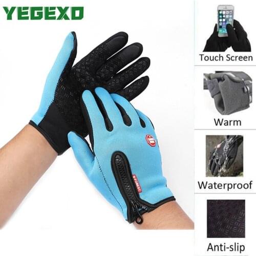 Motorcycle Gloves Waterproof Touch Screen For kawasaki vulcan 800 yamaha xj 600 honda cb 900 hornet honda cb 400 sf