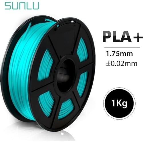 3D Printer Filament 1.75mm PLA+ 1KG/2.2LBS With Spool PLA Plus FDM Printer Filament Degradable Extruder Consumable