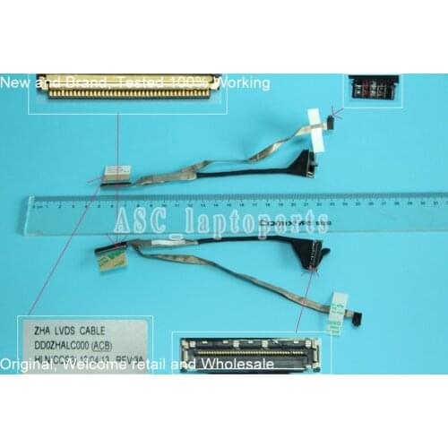 New Original Free shipping LCD LED Screen Video Flex Cable For ACER aspire one 725 V5-121 V5-121P Display Cable DD0ZHALC020