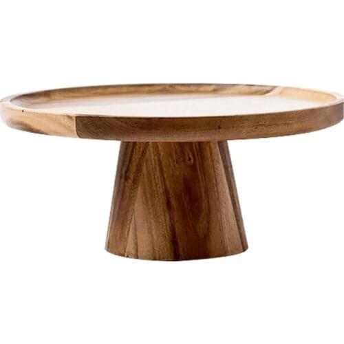 New Wood Tray for Fruit Cake Dessert Stand Table Home Decor Photography