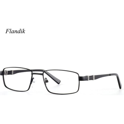 Square Metal Glasses Frame Men Ultralight Stainless Steel Optical Spectacles Prescription Myopia Presbyopia Eyeglasses Frames