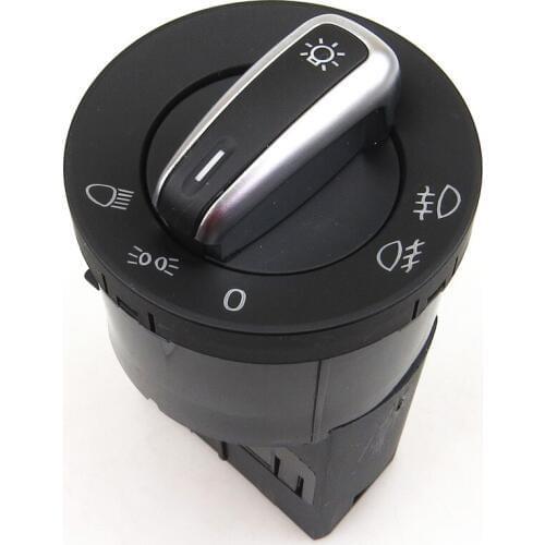 READXT Chrome HeadLight Switch Fog Light Switch car accessories For Passat B5 Bora Golf 4 Mk4 Beetle Sharan Lupo 3BD941531A