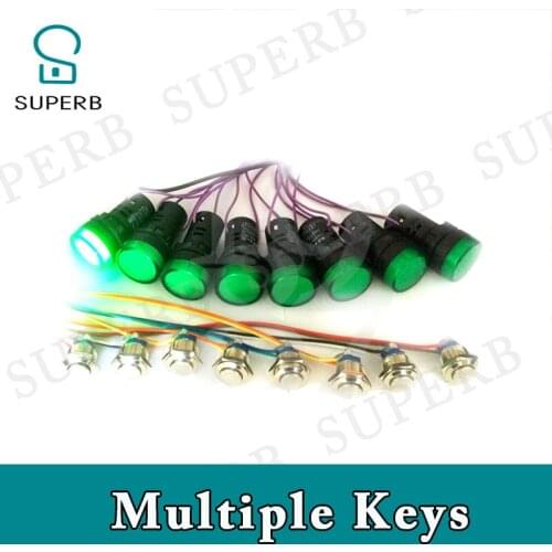 Superb Escape Rom Props input the right sequence of metal buttons, all lights will be lighted on and unlock real life escape