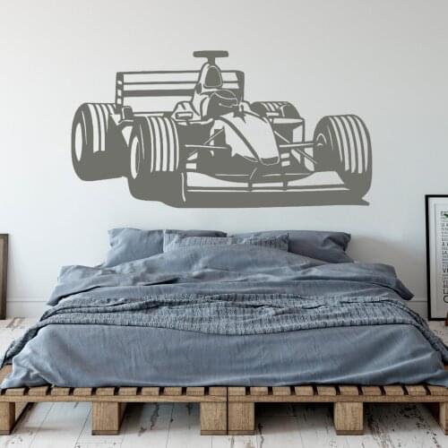 F1 Race Removeable Poster Teenages Wall Decoration Beautiful Mural Car Fashion Room Sticker Boysroom Vinyl cx114