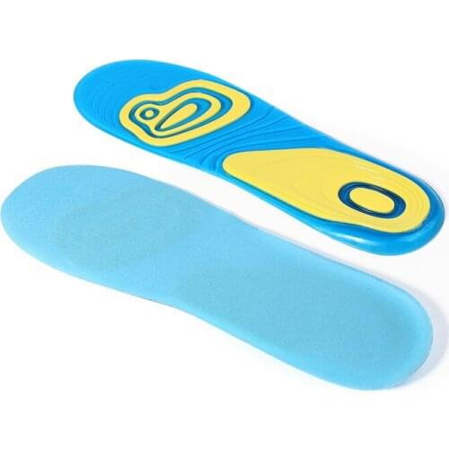 BANGNI Silicone Gel Orthotic Insoles For Shoes Unisex Shock Absorption Shoe Inserts Pad Care For Heel Foot Plantar Fasciitis