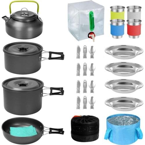 Outdoor Supplies Camping Cookware Set Outdoor Picnic Barbecue Portable Cookware Set