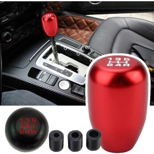 Universal Aluminium Racing MT 5 Speed Car Gear Shift Knob Manual Replacement Gear Shifter Knob Shift Lever Knob JDM Racing