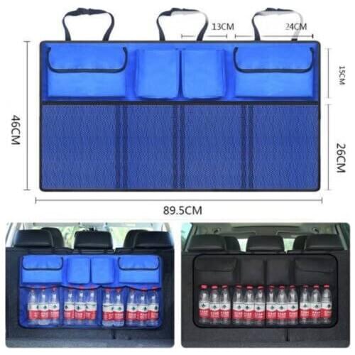 Universal Auto Car Organizer Trunk Back Seat Storage Bag Mesh Net Pocket Bag