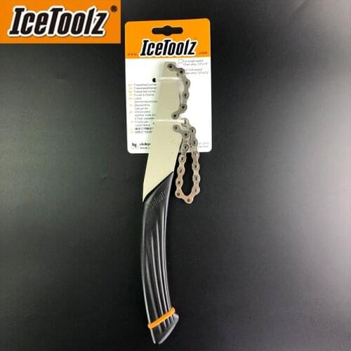 IceToolz Bicycle Freewheel Turner 53S3 For Multi-Speed Chain Whip 1/2" x 3/32" Bike Repairment Wrench Tools