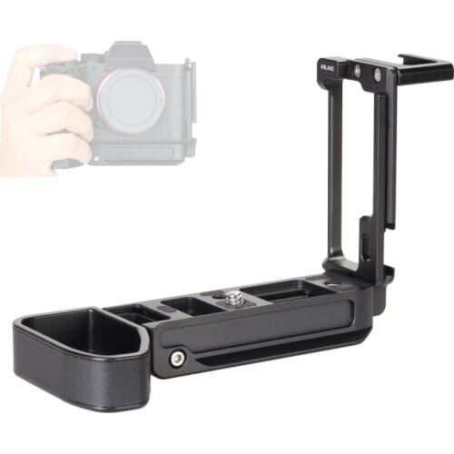 WEPOTO ILCE-9M2 7RM4 a7R IV a9 II Metal Quick Release Base L Bracket Hand Grip Compatible with Sony 9M2 a9II a7RIV 7RM4 WR-A92L