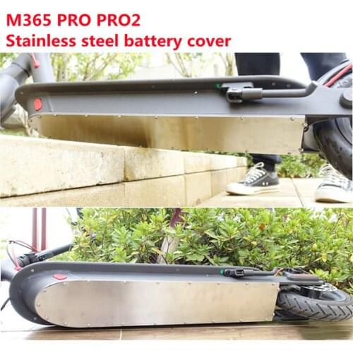 Xiaomi Mijia M365 and Pro Electric Scooter Repair Parts Bottom Battery Stainless Steel Cover Original Cover Screw Accessories