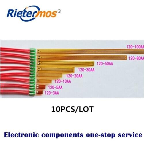 10pc BX120-3AA BX120-5AA Strain Gauge Sensor Foil Type Resistance Strain Gauge Pressure Gauge sensor