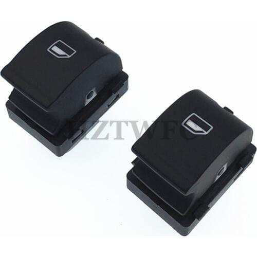 2PCS NEW Passenger Power Window Switch Lift For Audi A4 2002-2008 TT 2006-2015 8E0959855
