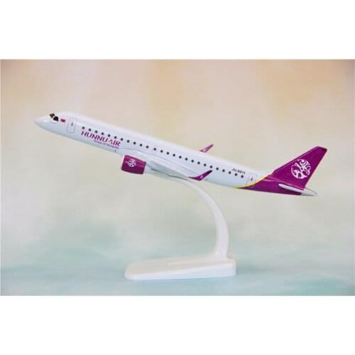 20cm Diecast Alloy 1/400 Mongolian Huns Airliner Aircraft E-190 Airlines Airplane Model Toys Aviation Plane Collection Gifts