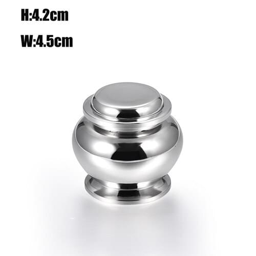 4.2cm*4.5cm Never Fade Stainless Steel Cremation Funeral urns for Human Pet ash Small Keepsake Urns Free Engraving