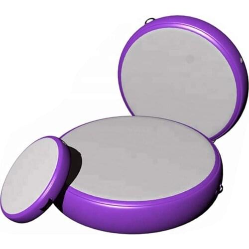 Free Shipping Yoga Mat Play Set 1.4m*0.2m Round Air Spot Inflatable Round Springboard for Gymnastics