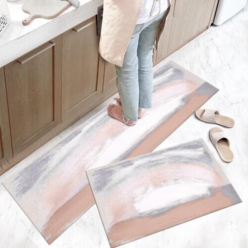 Long Kitchen Mat Home Entrance Doormat Anti-skid Bath Carpet Absorbent Rug for Living Room Floor Kitchen Rug alfombra cocina
