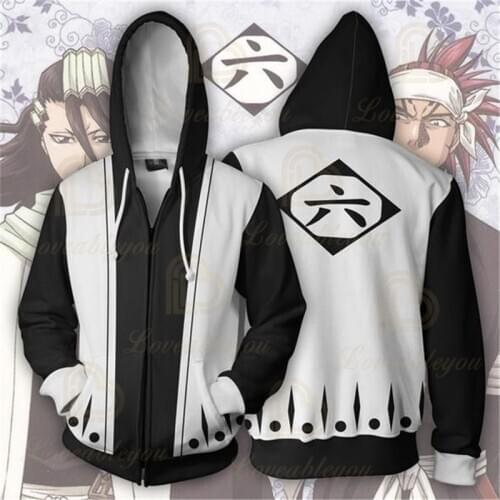 Anime BLEACH T Shirt Sweatshirts Hoodies 3d Print Tee Shirt Men Casual O-neck Hip Hop Summer Tee Top Homme Adults Children