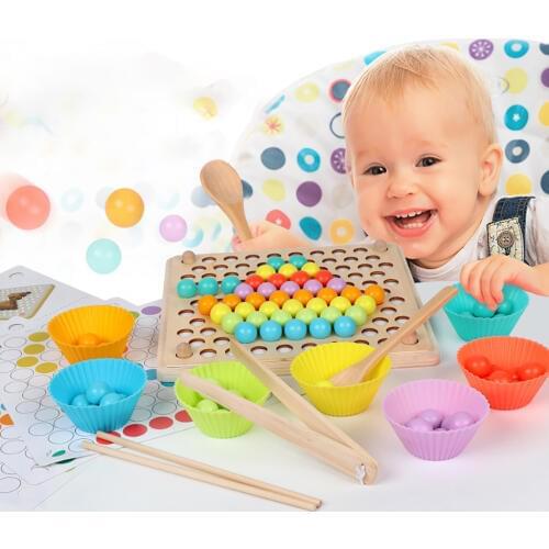 Puzzle Pyramid Plate Sorting Toys for Toddlers Matching Game Color Sorting Preschool Learning Educational Classic Game Toys