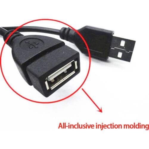 1.5m/1m/0.7m/0.6m USB 2.0 male to female extension cable connector adapter data laptop extra expansion charging cable